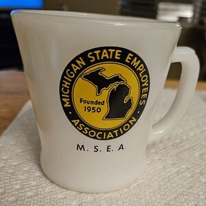 Michigan State Employees Assocition Official Mug, Vintage 1950 To 1969